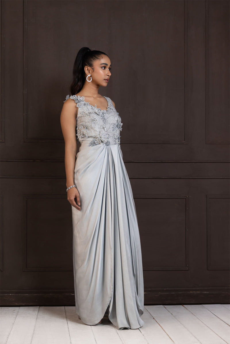 Celestial Cascade Gown