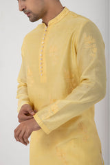 Butter Yellow Kurta Set