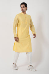 Butter Yellow Kurta Set