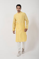 Butter Yellow Kurta Set