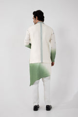 Seafoam Nehru and Kurta Set