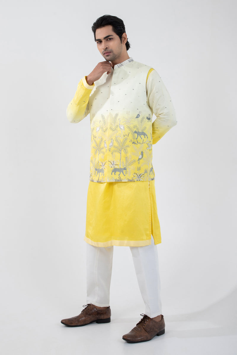 Safari Sunset Nehru and Kurta Set