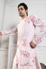 Cherry Blossom Aura Kurta