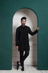 Midnight Black Kurta