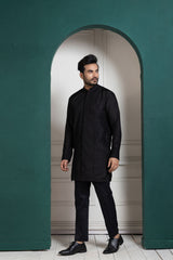 Midnight Black Kurta