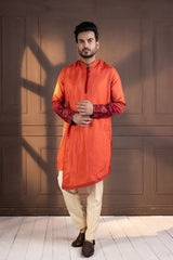 Sunset Bloom Embroidered kurta