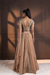 Golden Glow Embellished Lehenga Set