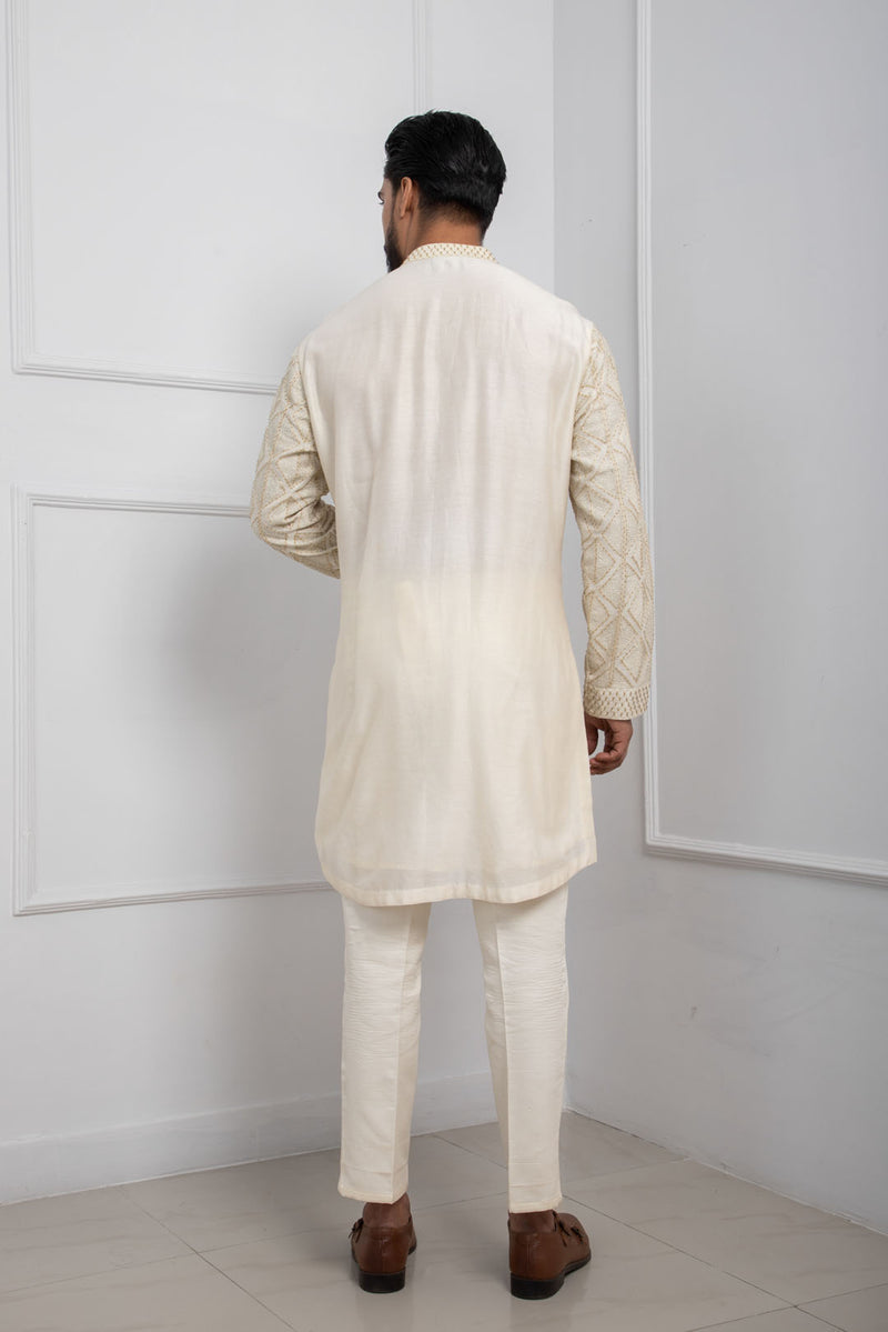 Gilded Ivory Kurta Set