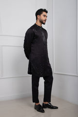 Obsidian Zipper Kurta Set