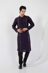 Dark Raven Kurta Set