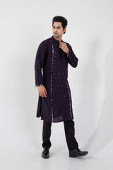 Dark Raven Kurta Set