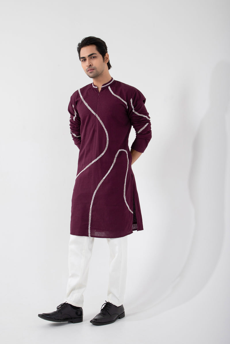 Merlot Bliss Kurta Set