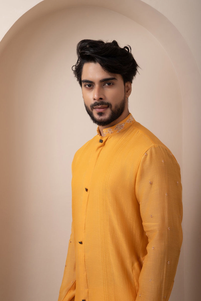 Sweet Nectar Yellow Kurta Set