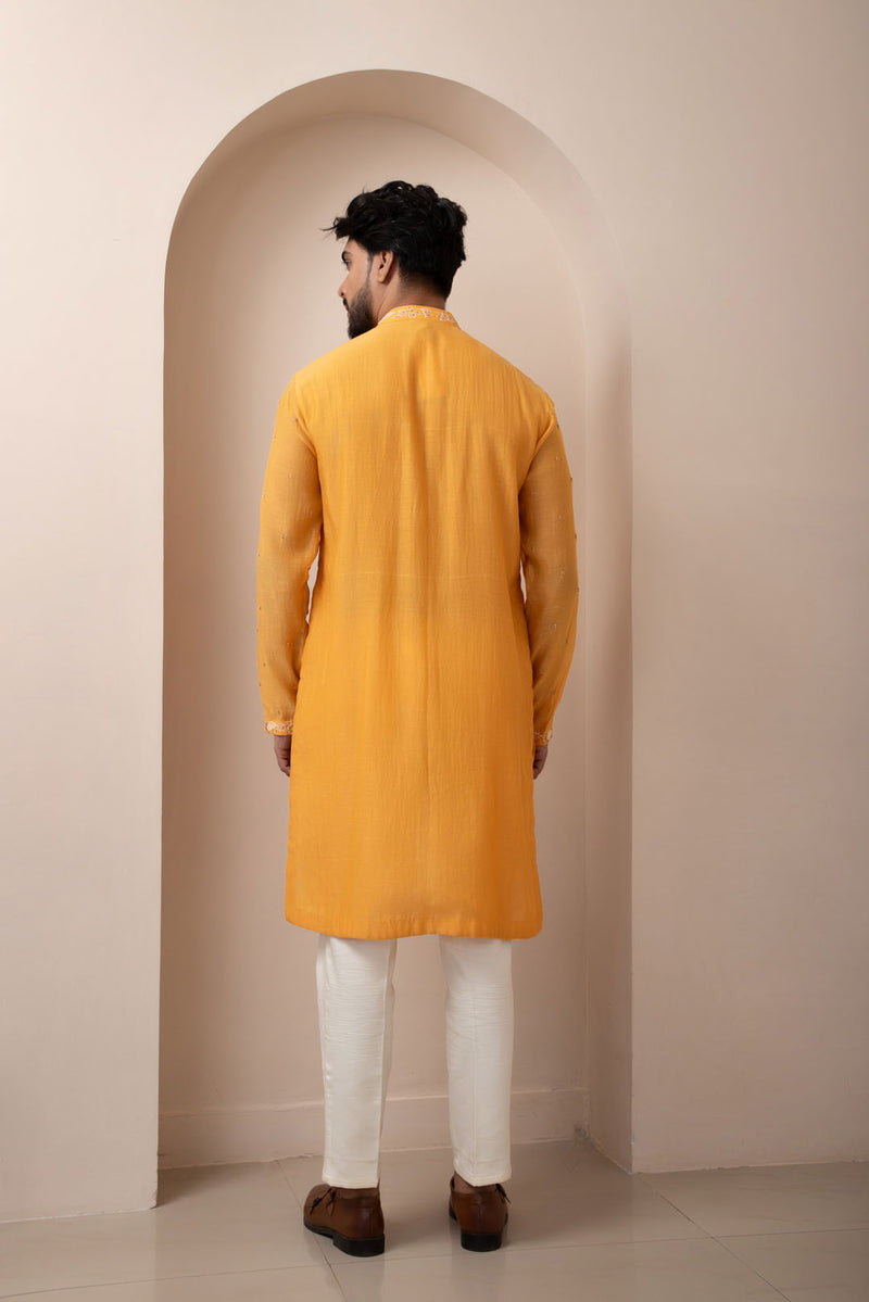 Sweet Nectar Yellow Kurta Set