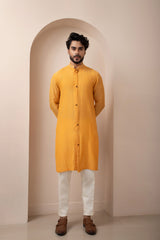 Sweet Nectar Yellow Kurta Set